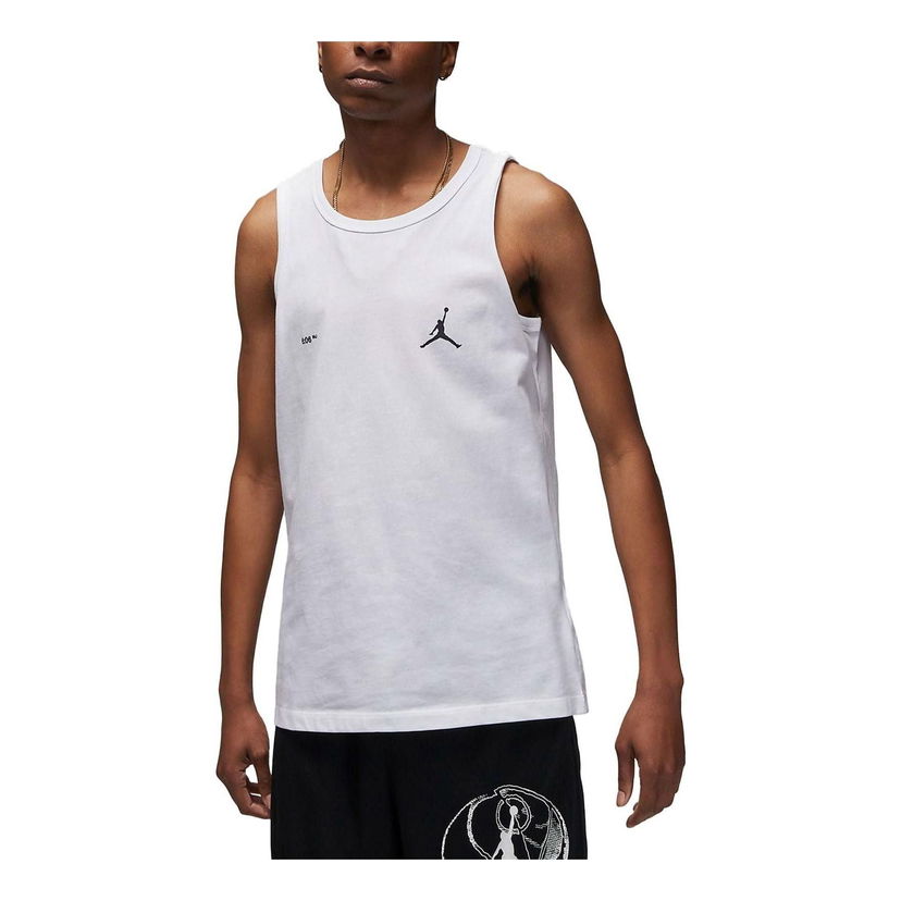 Tielko Jordan Jumpman Men's Tank Top Biela | DX9606-100