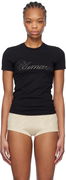 Blumarine Rhinestone Embroidered T-Shirt