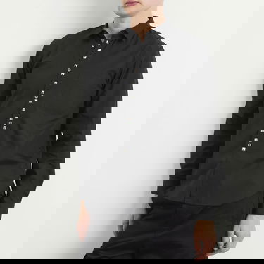 Košeľa Comme des Garçons Men's Studded Shirt, Size Large Čierna | 1P-B001-W25-1, 5