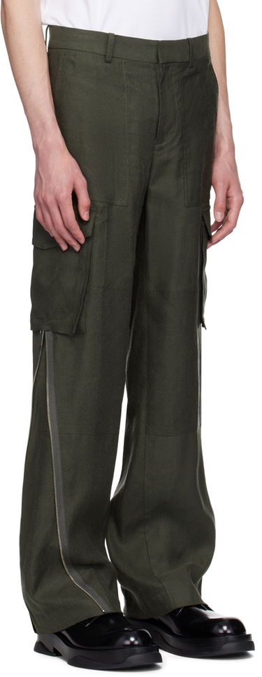 Cargo nohavice Helmut Lang Expansion Panel Cargo Pants Zelené | O04HM202, 1