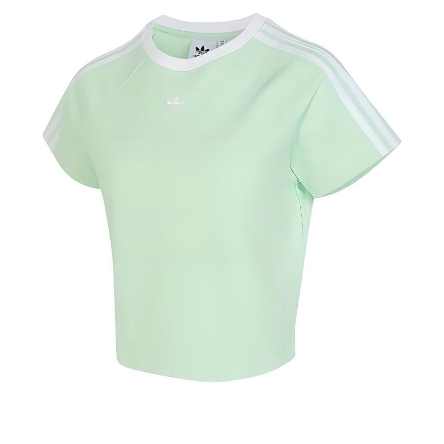 Crop Top adidas Originals Adicolor 3-Stripes Cali Crop T-shirt Zelené | JC8705, 0