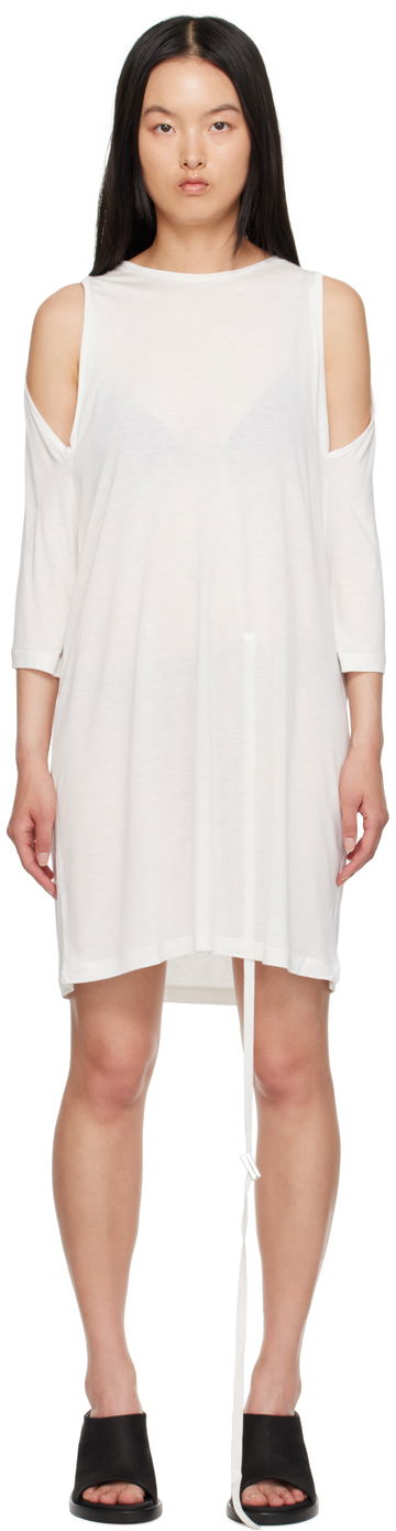 Šaty Ann Demeulemeester Cut-Out Detail Mini Dress Biela | 2301-W-JTS03-FA297-002, 0