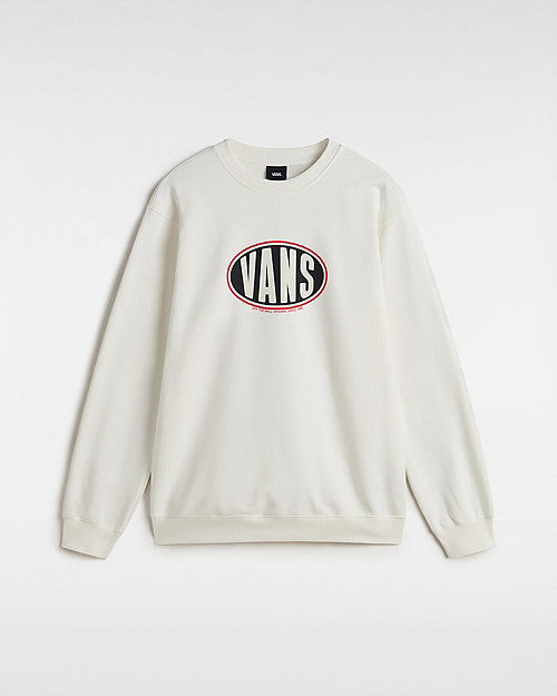 Sveter Vans Spray On Loose Crew Sweatshirt Size L Biela | VN000HPQFS8, 0