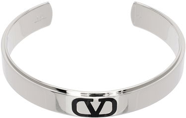 Náramok Valentino Garavani VLogo Signature Cuff Bracelet "Silver & Black" Metalická | 4Y2J0R31GMU, 0