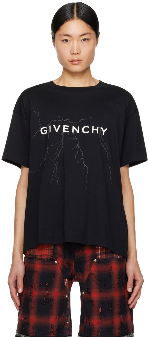 Tričko Givenchy Boxy T-Shirt Čierna | BM71JB3YJ9001, 0