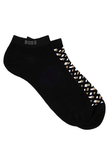 Ponožky BOSS Two-Pack of BOSS Cotton Blend Ankle Socks undefined | 50524521, 0