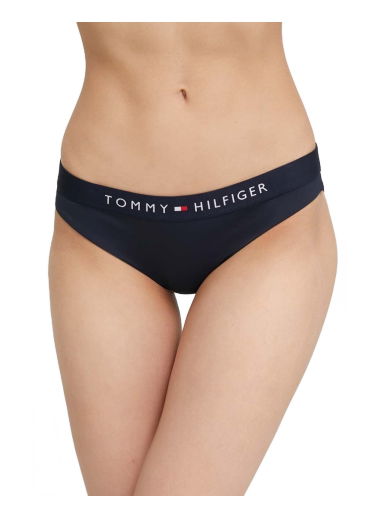 Plavky Tommy Hilfiger Original Logo Waistband Bikini Bottoms Navy | UW0UW04120.PPYX