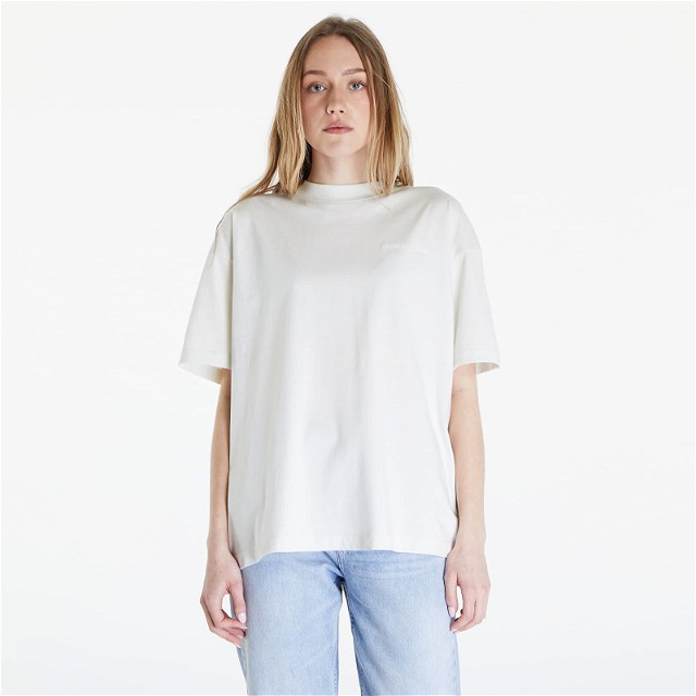 Jeans Embroidered Slogan T-Shirt Icicle
