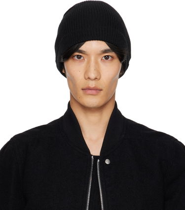 Kulicha Rick Owens Concordians Ribbed Beanie Čierna | RU02E1495 RIBWS, 0