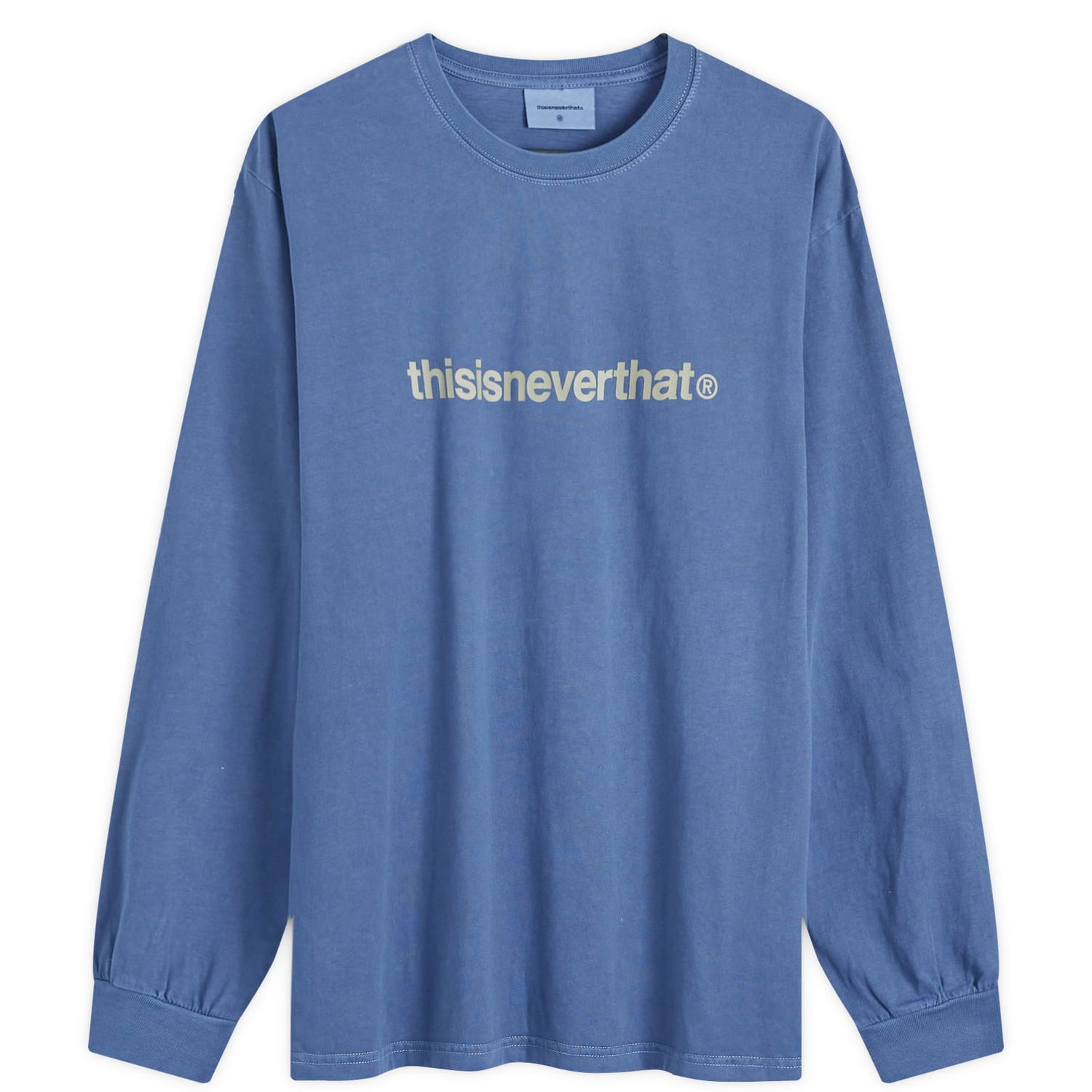 Tričko thisisneverthat T-Logo Long Sleeve T-Shirt Modrá | TN243TTSLT02-WNB, 0