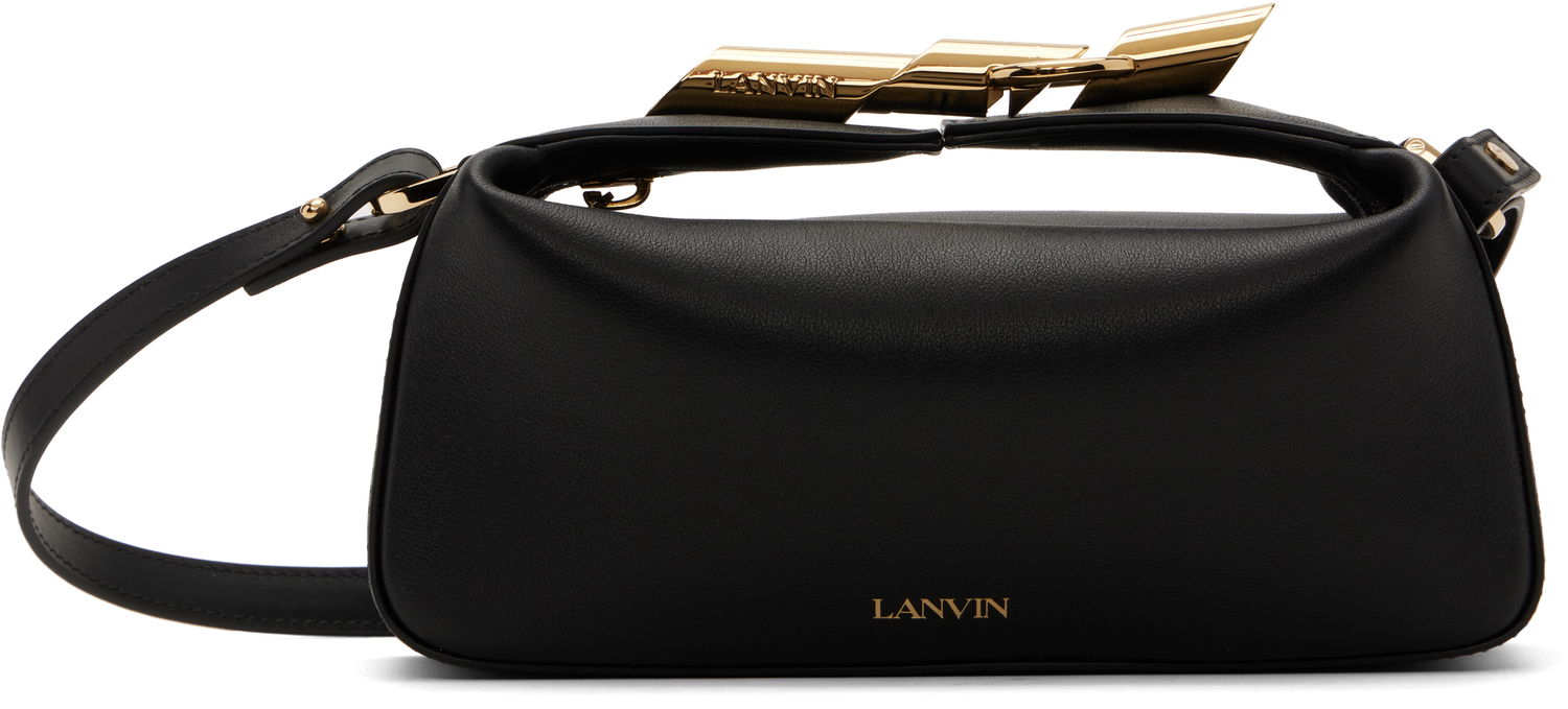 Kabelka LANVIN Lanvin Haute Séquence Leather Shoulder Bag Čierna | LW-BGBE01-PIEN-P25, 0