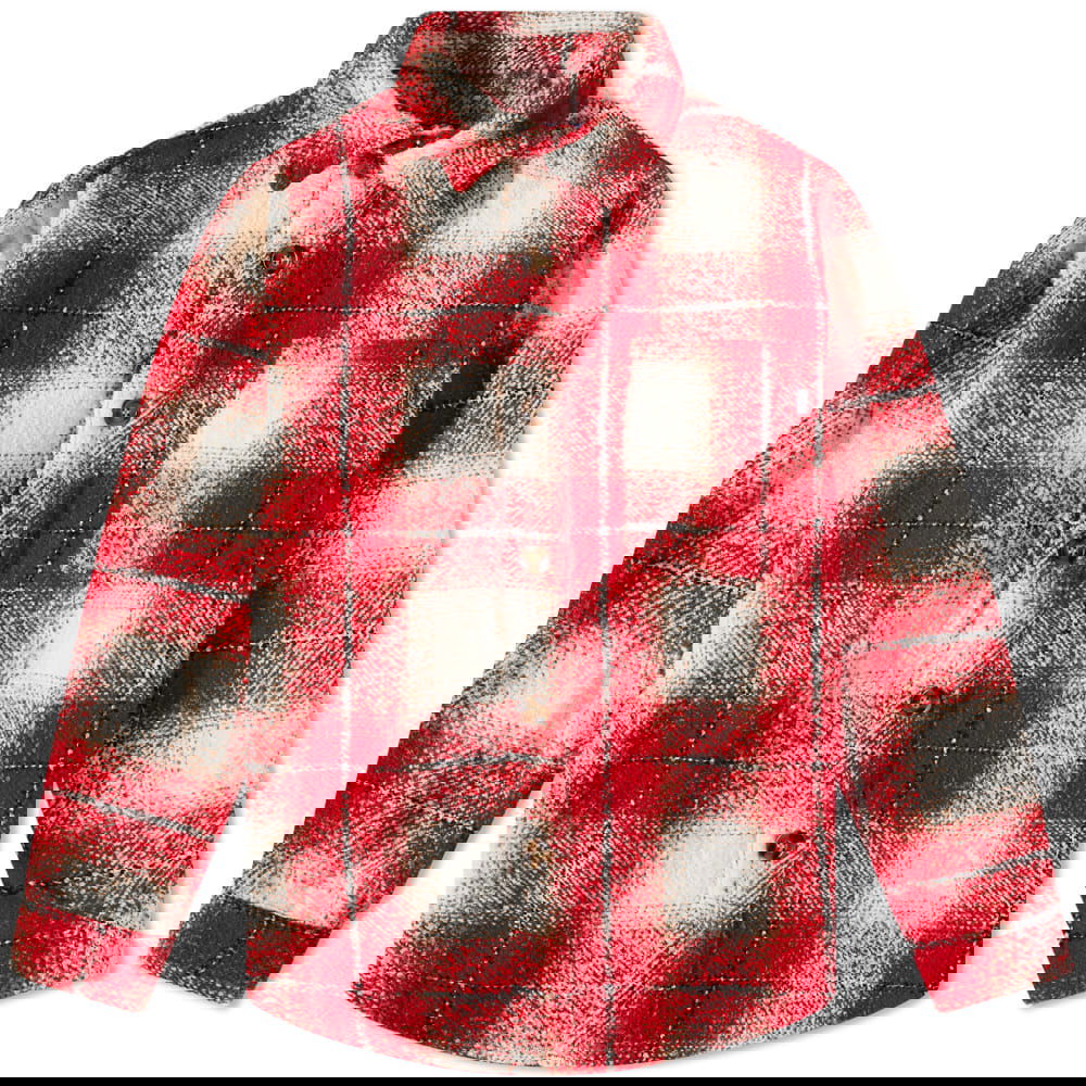 Košeľa Fucking Awesome Heavy Flannel Overshirt Červená | FA1606-RWH, 0