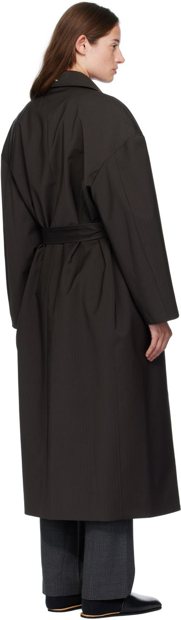 Kabáty OUR LEGACY OUR LEGACY Pinstripe Court Coat Čierna | W4251CC, 2
