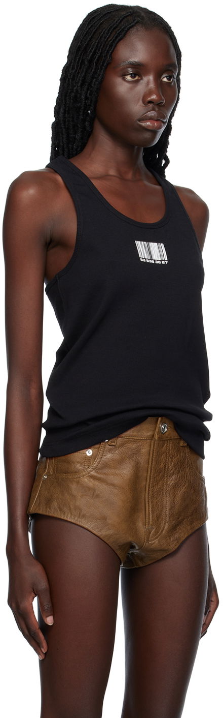 Tielko VETEMENTS Barcode Graphic Tank Top Čierna | VL18TR220B, 1