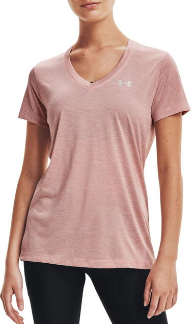 Tričko Under Armour Under Armour Tech Twist V-Neck T-Shirt Ružová | 1258568-685, 0