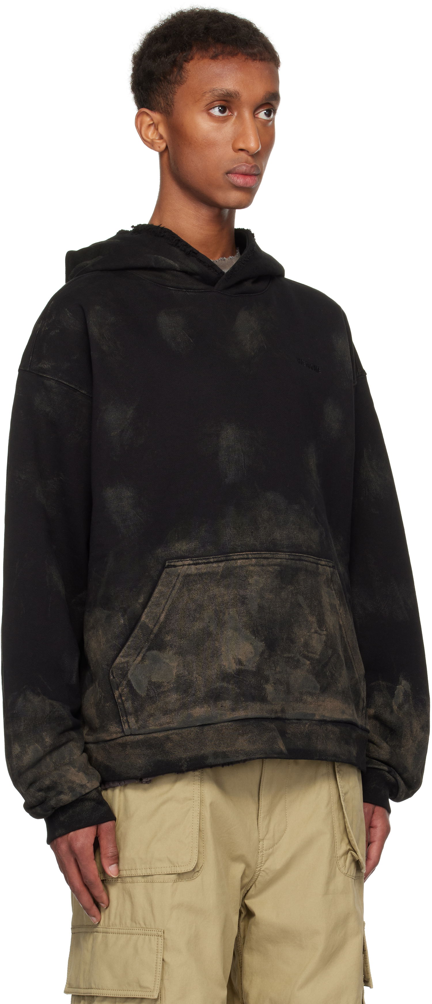 Mikina We11done Muddy Hoodie Čierna | WD-TH3-24-823-U-BK, 1