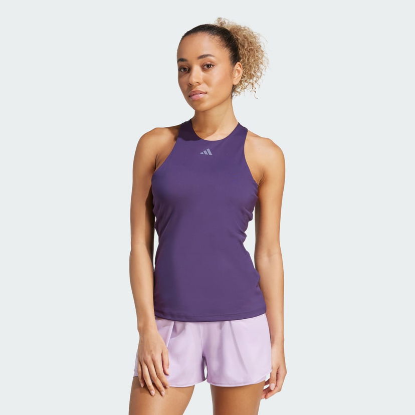 Tielko adidas Performance Climacool Tennis Y-Tank Top Fialová | JW2993