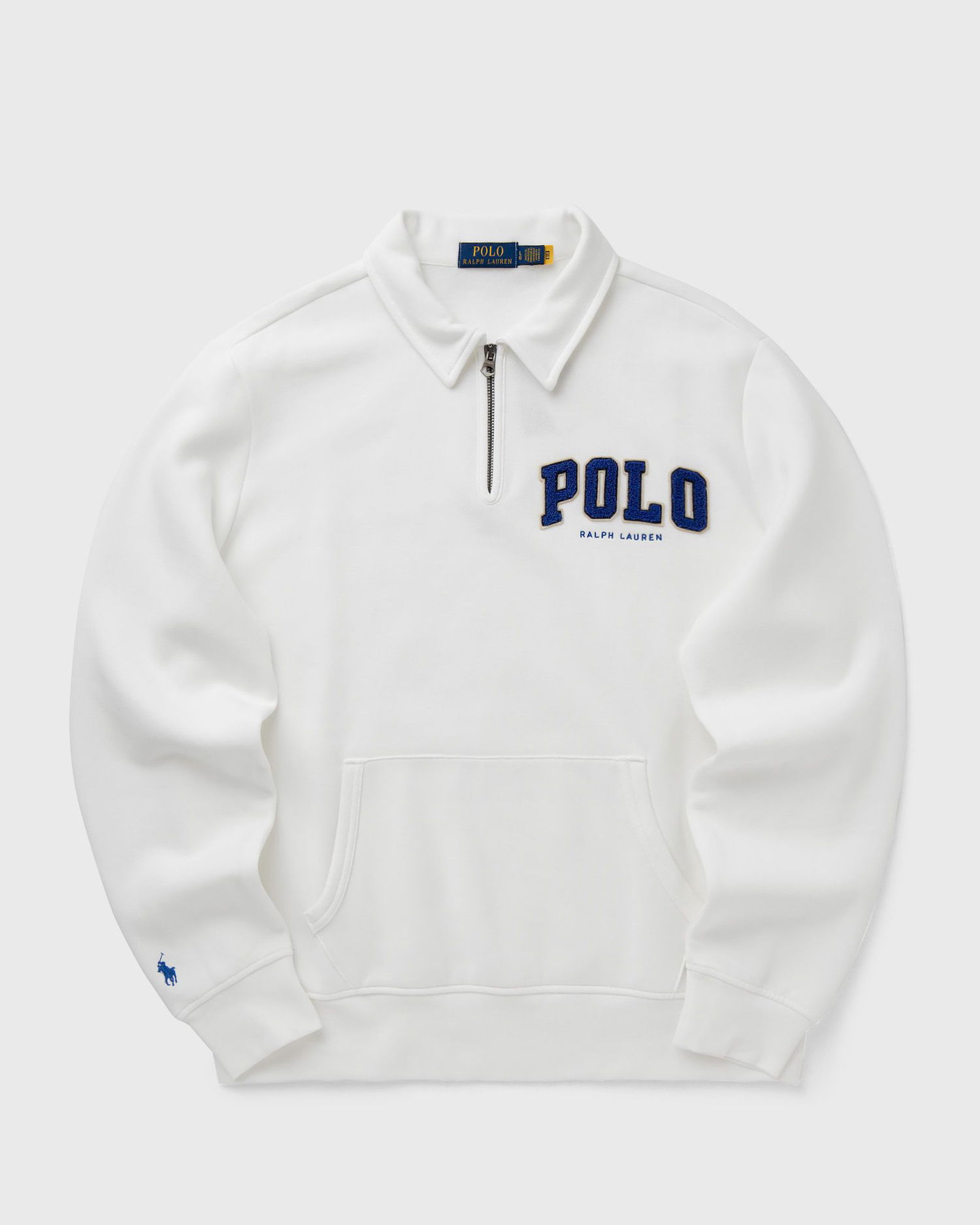 Mikina Polo by Ralph Lauren Quarter-Zip Sweatshirt Biela | 710959021002, 0