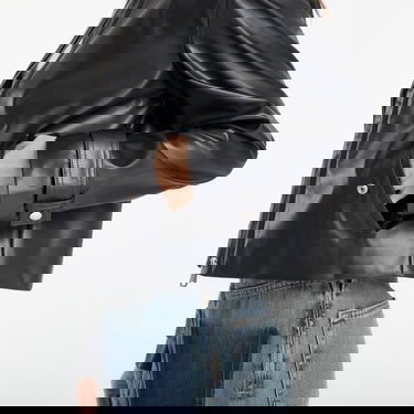 Bunda CALVIN KLEIN Leather Moto Jacket Čierna | LV047E501G UB1, 2