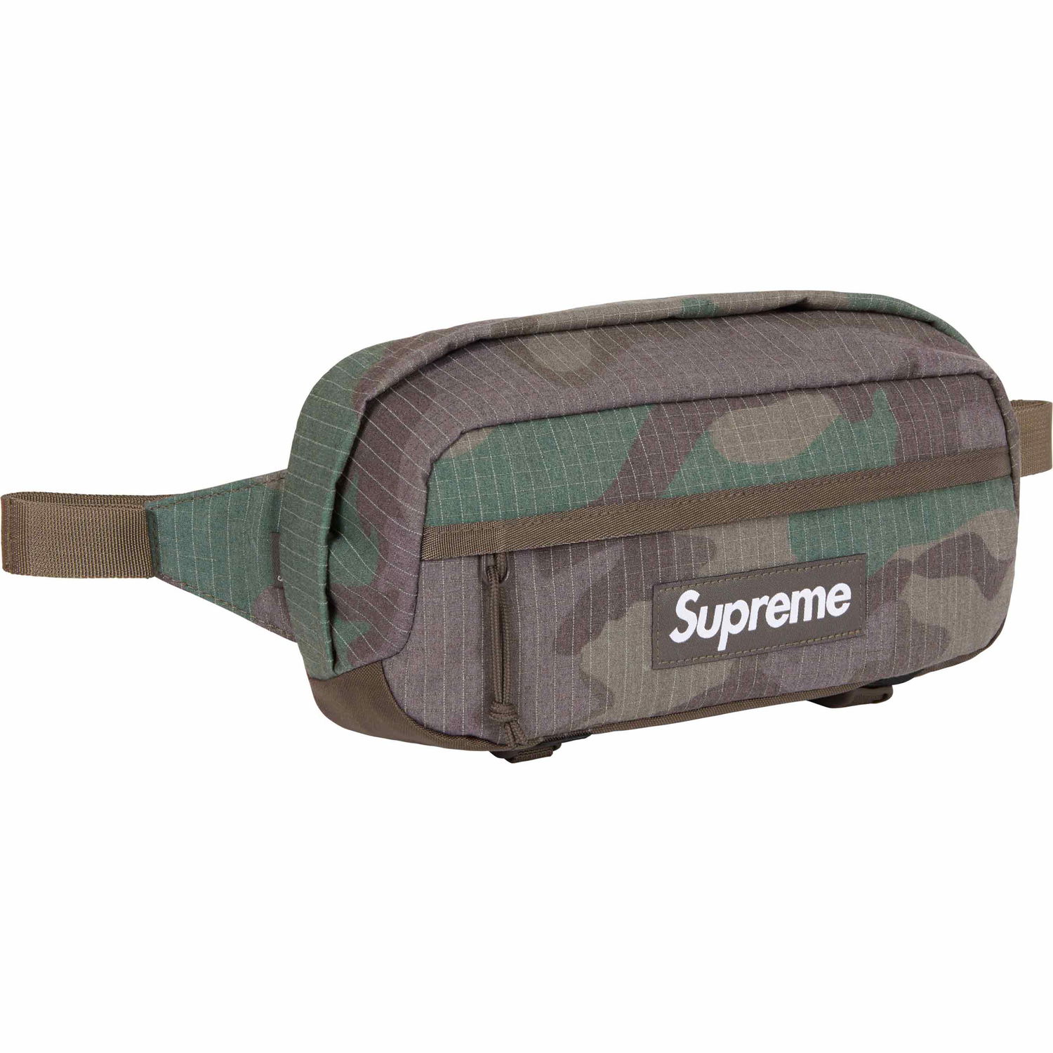 Ľadvinka Supreme Waist Bag SS24 Zelené | SS24B15 WOODLAND CAMO, 1