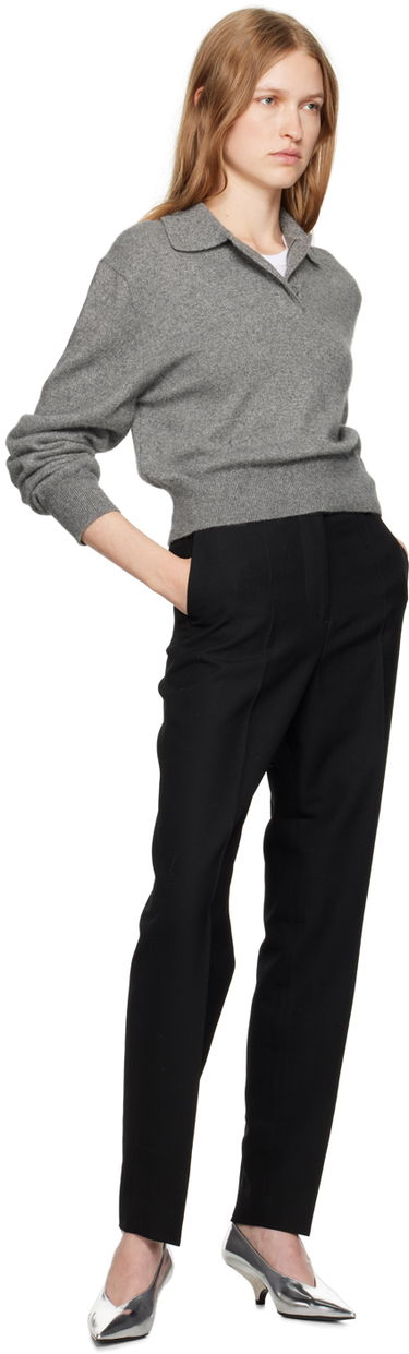 Nohavice TOTEME Low-Waist Tailored Trousers Čierna | 244-WRB0228-FB0026, 3