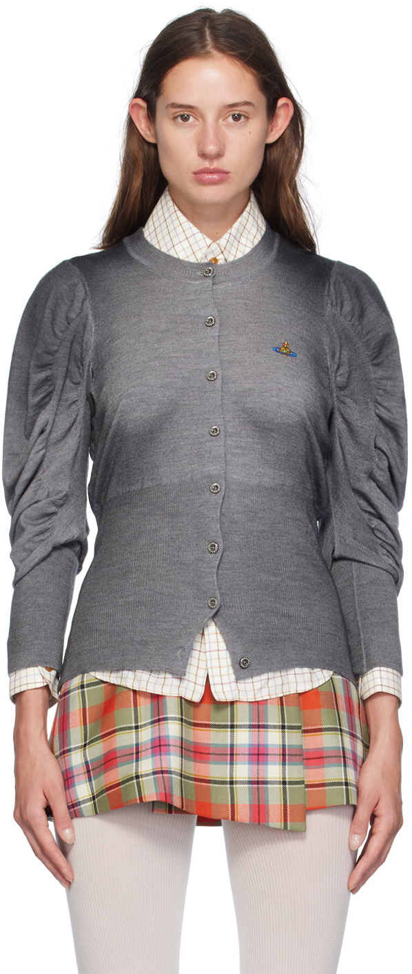 Sveter Vivienne Westwood Gray Eli Cardigan Šedá | 1803005B-Y002V-, 0