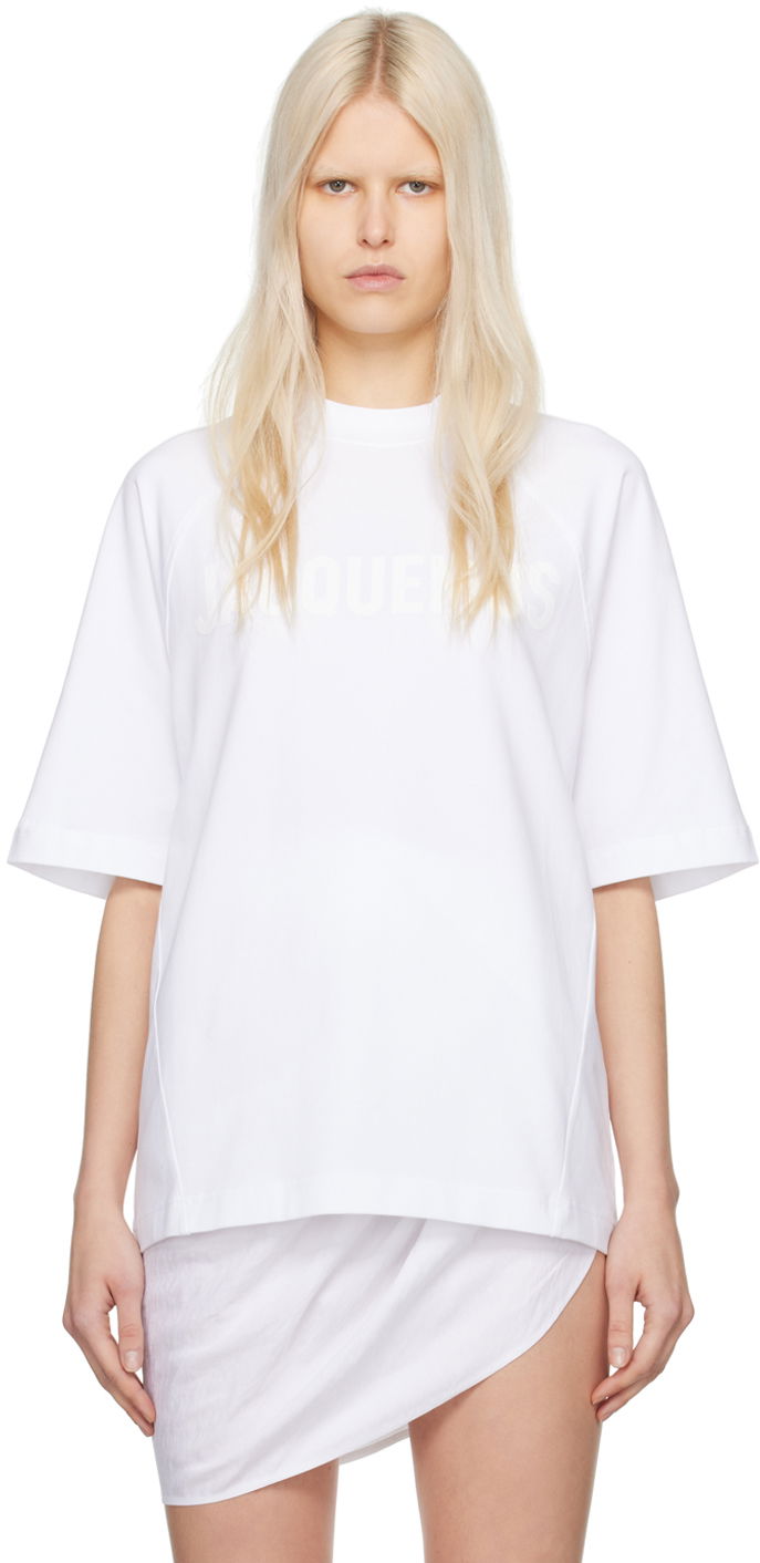 Tričko Jacquemus Les Classiques 'Le Typo' Biela | 24E245JS212-2031, 0