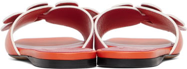 Tenisky a topánky Marni Leather Daisy Sandals Oranžová | SAMS029700 P7404, 1