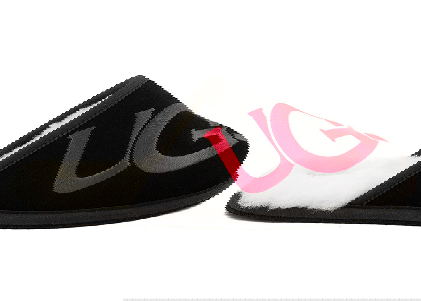 Tenisky a topánky UGG Scuff Logo Slipper Black Red Čierna | 1101324-BLK, 0