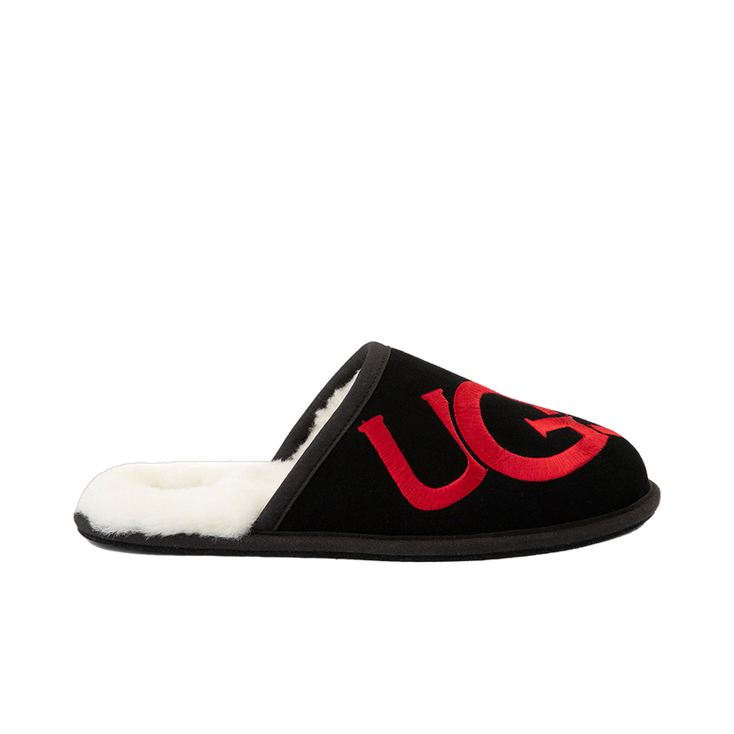 Tenisky a topánky UGG Scuff Logo Slipper Black Red Čierna | 1101324-BLK