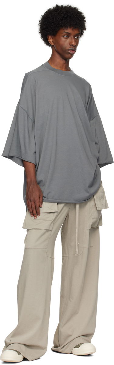 Cargo nohavice Rick Owens Rick Owens DRKSHDW Porterville Creatch Wide Drawstring Cargo Pants Béžová | DU02D2394 RN, 3