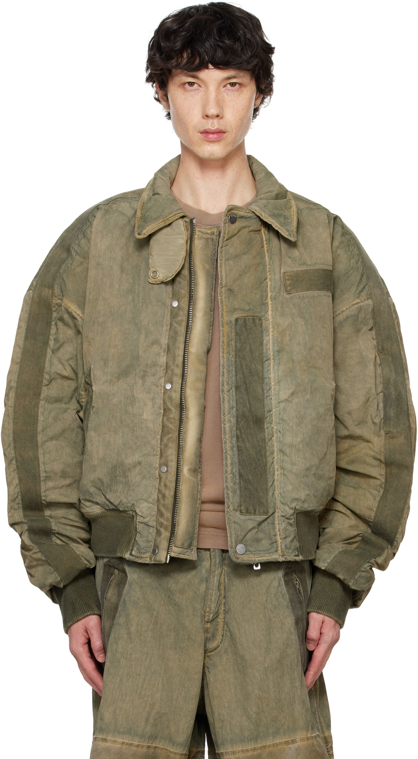 Clay Utility Bomber Jacket