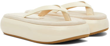 Oblečenie OSOI OSOI Boat Flip Flop Platform Slides Béžová | 22SS030-03-04, 3