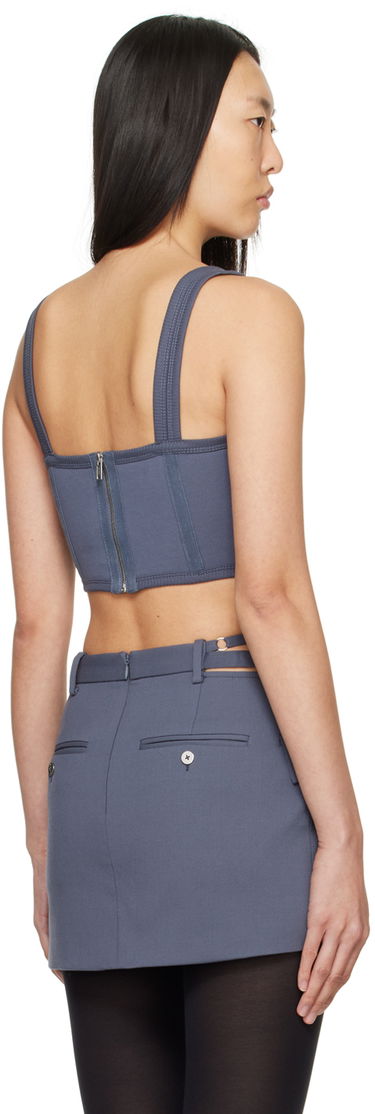 Tielko Dion Lee Corset Tank Top Modrá | A3585PS24, 2