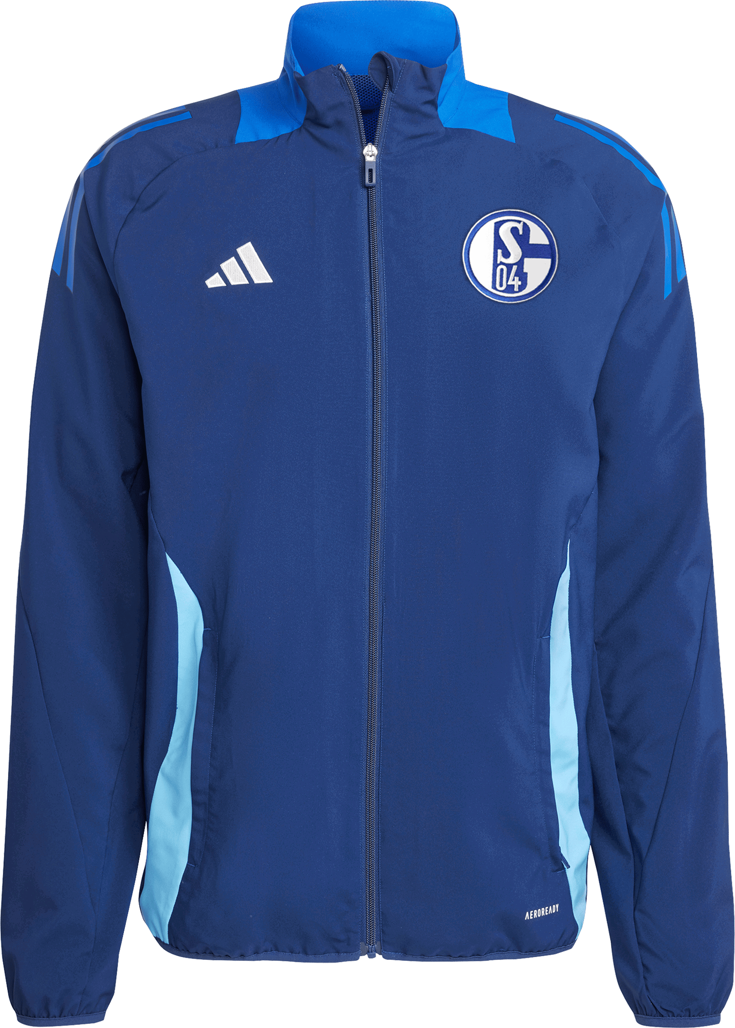 Vetrovka adidas Originals FC Schalke 04 Training Jacket AEROREADY Modrá | 5s04ir7597, 0