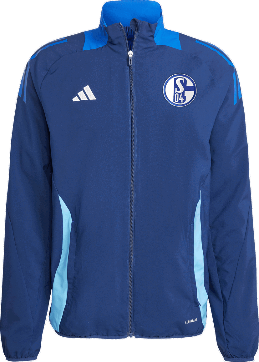 Vetrovka adidas Originals FC Schalke 04 Training Jacket AEROREADY Modrá | 5s04ir7597