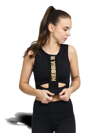 Tričko NEBBIA Honey Bunny Tank Top Čierna | 822