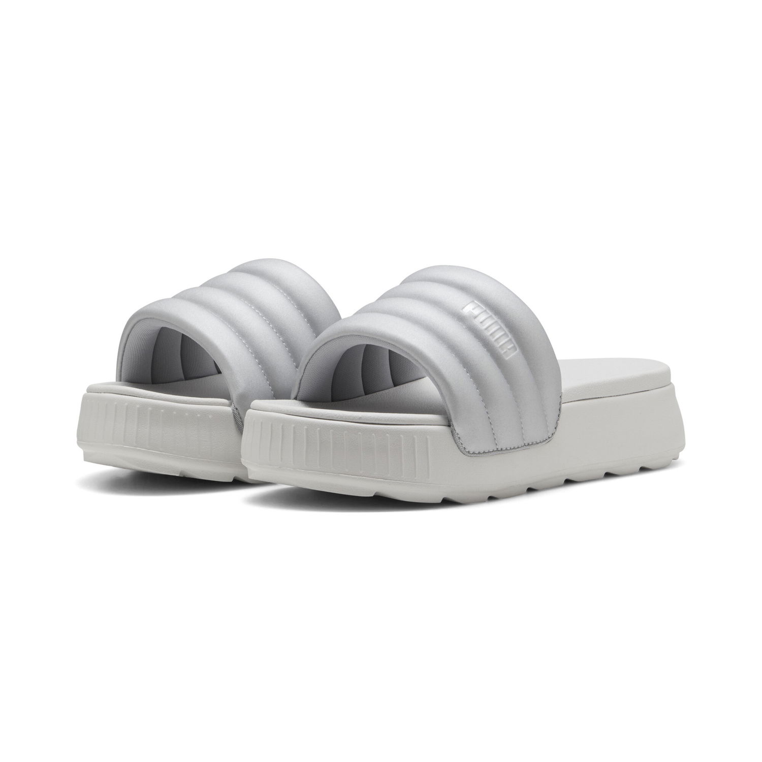 Tenisky a topánky Puma Karmen Puffy Aqua Metallics Slides Šedá | 400679_01, 1