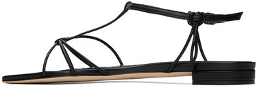 Doplnky Manolo Blahnik Manolo Blahnik Tabarek Leather Heeled Sandals Čierna | 224-1730, 2
