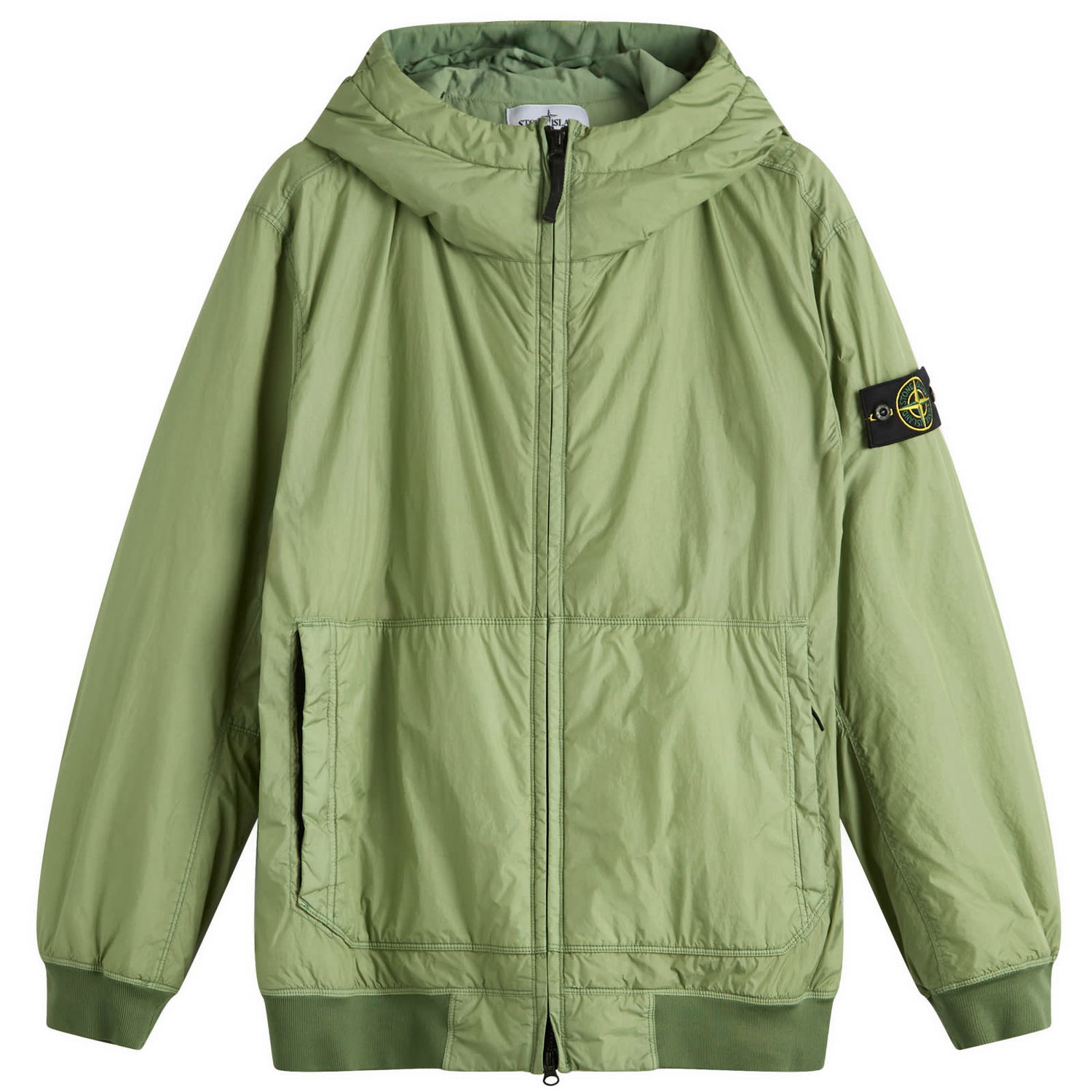 Bunda Stone Island Crinkle Reps Nylon Hooded PrimaLoft Jacket, Size Large Zelené | K2S154100013-V0055, 1