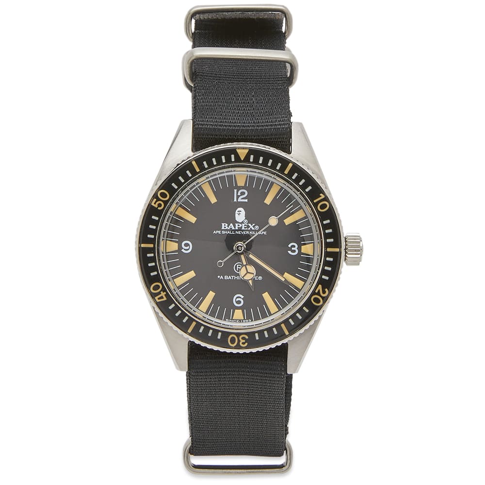 Hodinky BAPE A Bathing Ape X Nato Type 6 Metalická | 001WHI801008M-BLK, 0