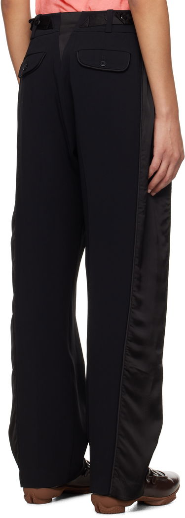 Nohavice KIKO KOSTADINOV Kiko Kostadinov Cauda Pleated Trousers Čierna | KKWSS25T02-4, 2