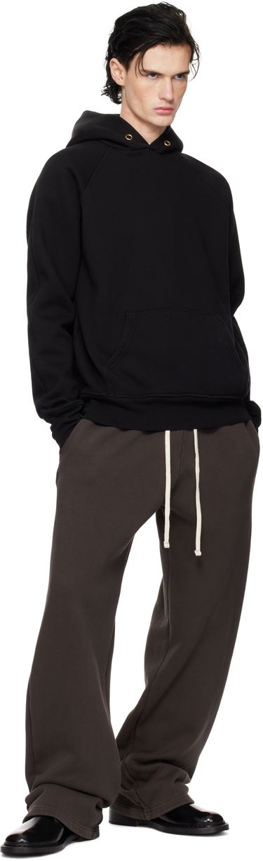 Mikina LES TIEN Les Tien Heavyweight Raglan Hoodie Čierna | CF-1098, 3