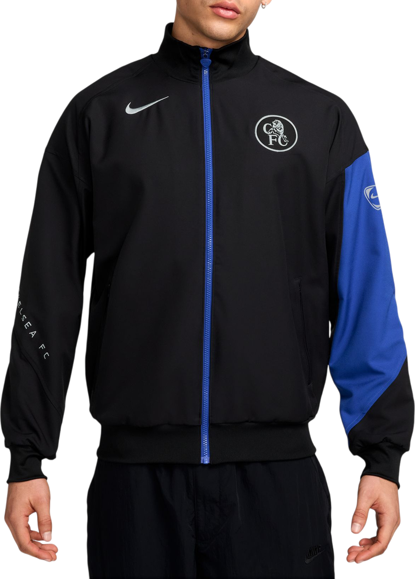 Bunda Nike Dri-FIT Total 90 Chelsea FC Soccer Anthem Jacket Čierna | hm3336-011