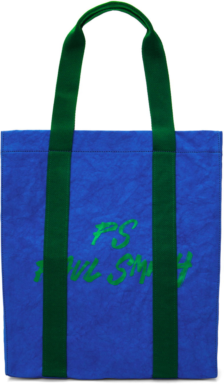 Tote bag Paul Smith PS Paul Smith Paper Crinkle Tote Modrá | M2A-7299-IPAPER-40-0, 0