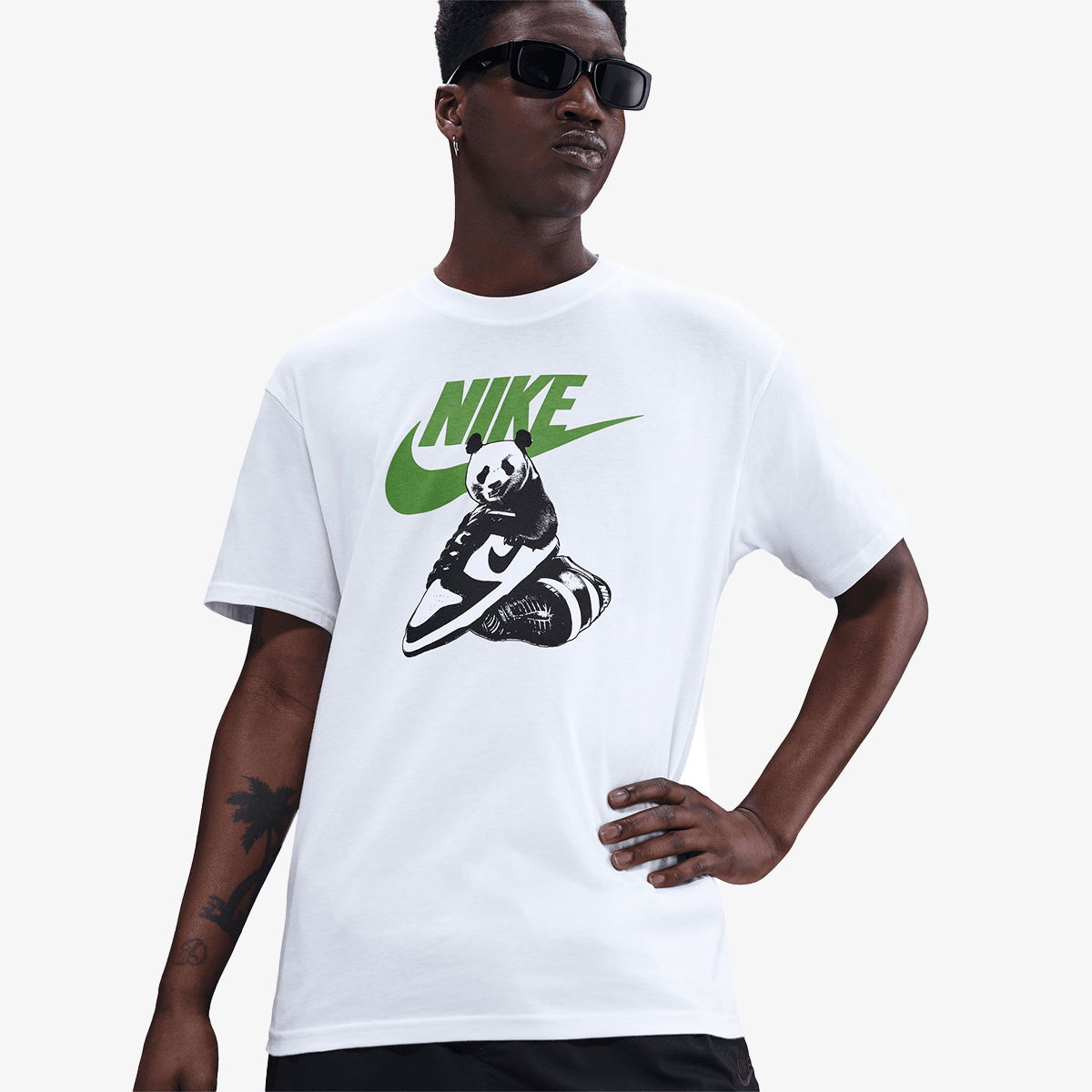 Tričko Nike Panda Dunk Low T-Shirt Biela | HQ9244-100, 0