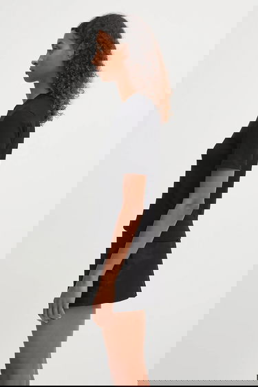 Tričko Carhartt WIP Philipa Ribbed Short Sleeve Fitted T-Shirt Čierna | I035471.89XX, 1