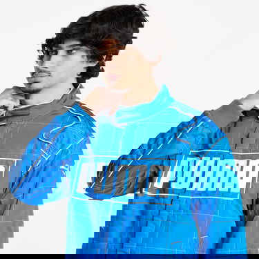 Bunda Puma Archive Seasonal Relaxed Racer Jacket Modrá | 62991458, 2