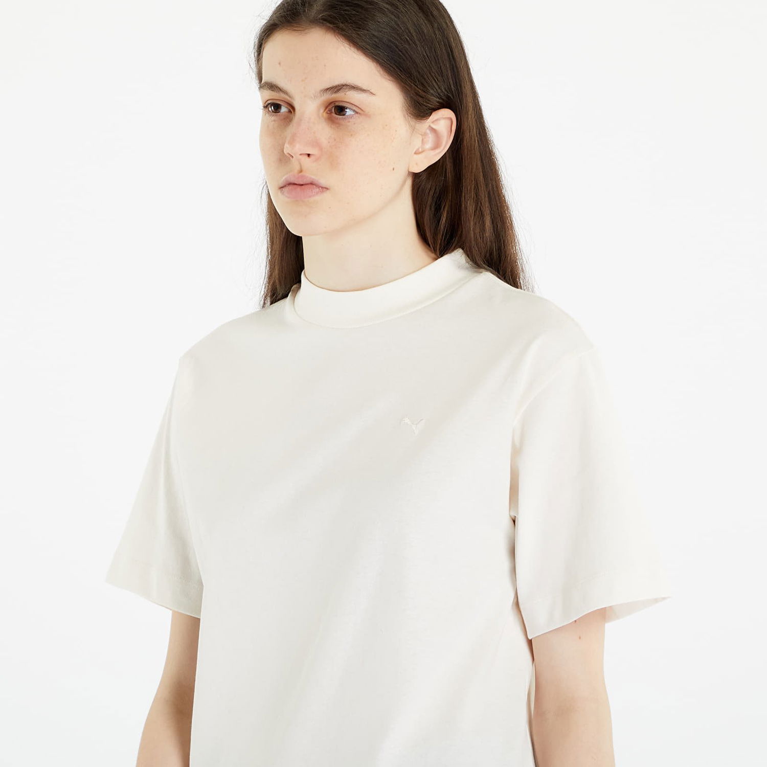 Tričko Puma x YONA SUNPŌ Mock Neck Tee Biela | 53797765, 1