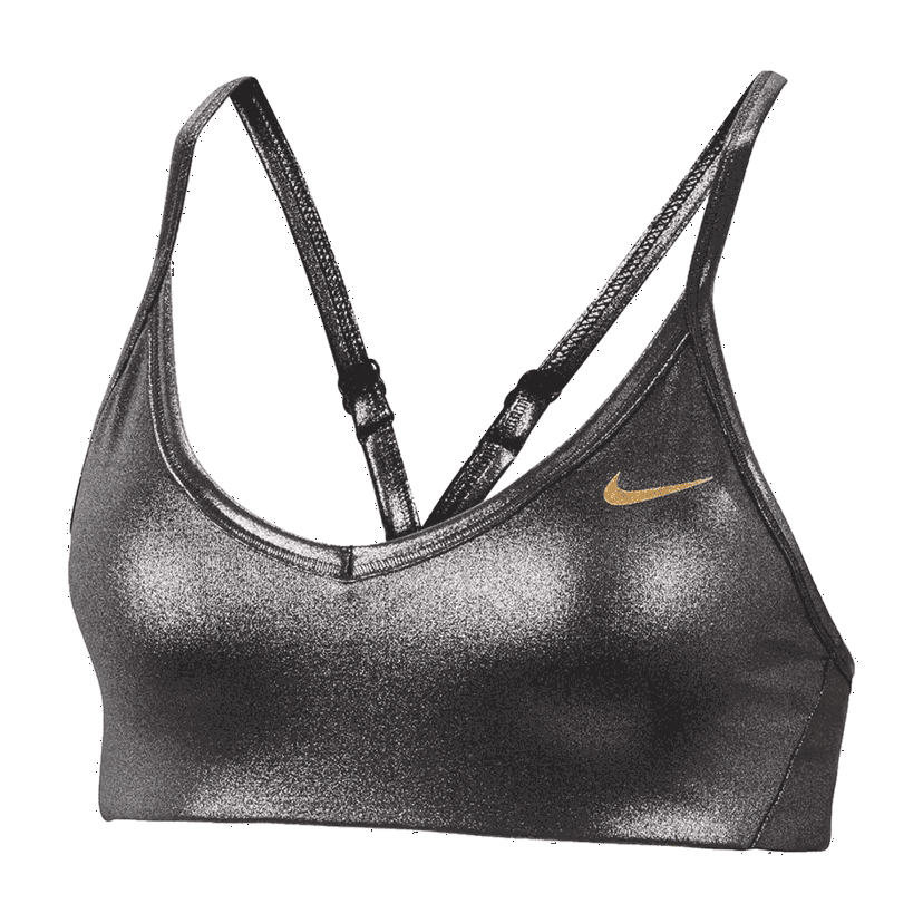 Podprsenka Nike Indy Icon Clash Shimmer Sports Bra Metalická | CT3783-010